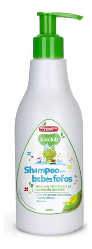 Shampoo Infantil Fórmula Natural Bebês Fofos 300ml - Bioclub