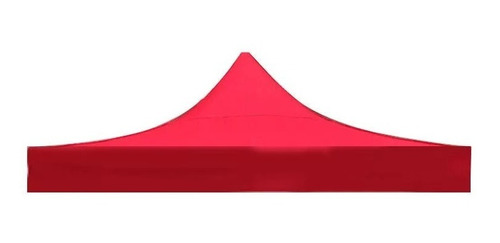 Lona Oxford Para Toldo Plegable 3x3 Mt Impermeable  Rojo