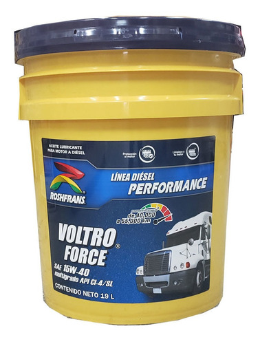 Lubricante Aceite Balde 19lt. Voltro Diesel 15w40 Serie3 Api