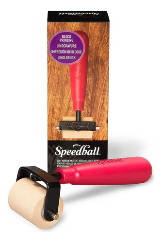 Rodillo Speedball De Goma Suave 2 In