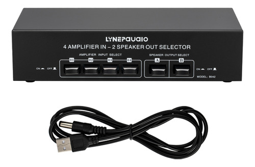 Conmutador De Audio, Conectores Estéreo Para El Hogar, Lynep