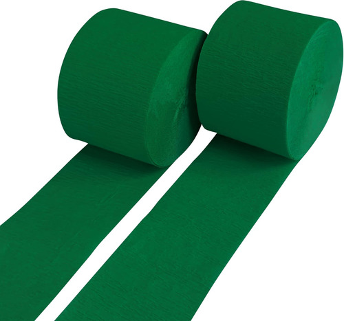 Rollos De Papel Crepé Verde Oscuro (verde Bosque, 3 Ro.