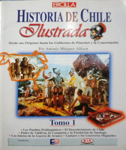 3 Revistas Ercilla  Historia De Chile Tomo 1-2-4 (aa975
