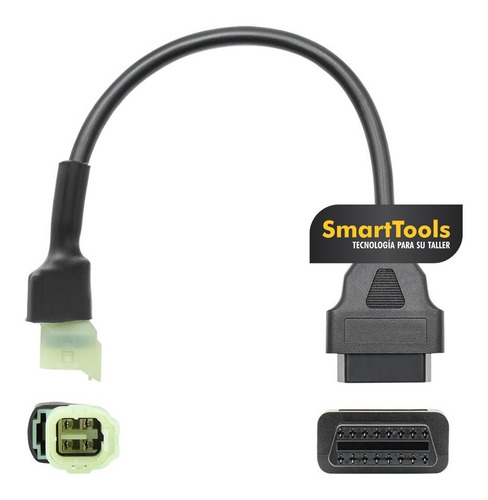 Imagen 2 de 4 de Adaptador Scanner Honda 4 Pines A Obd2 Moto Euro 4 2017+