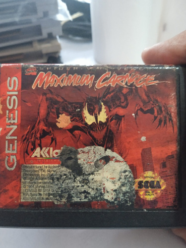 Maximum Carnage Sega Genesis Cartucho 