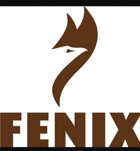 Chocolate Cobertura Fénix 86 X1kg Amargo Lacteado