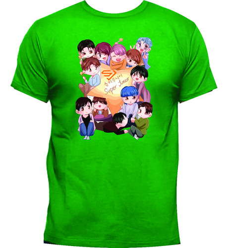 Camisetas Grupo Musical Super Junior Integrantes Kpop