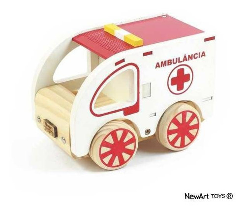 Coleção Carrinhos Newart Toy's Ambulância Ref. 352