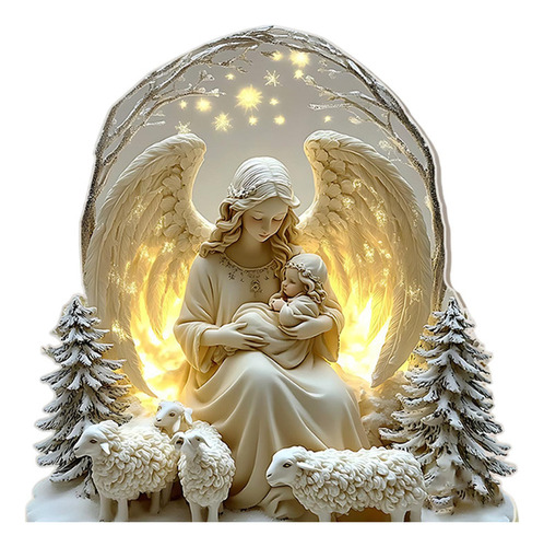 ) Escena De Natividad De Ángel De Navidad 2d, Estilo A