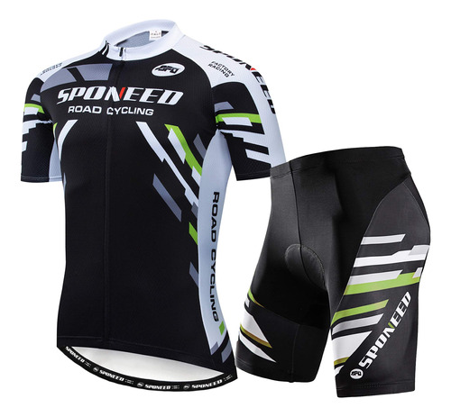 Sponeed Ciclismo Jersey Manga Corta Hombres Mtb Bicicleta Ro