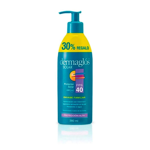 Protector Solar Dermaglós FPS40 Emulsión x380ml
