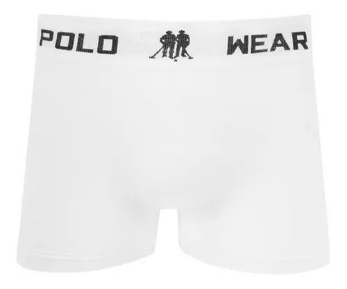 Imagem 4 de 5 de Kit Com 10 Cuecas Boxer Poliéster Elastano Polo Wear