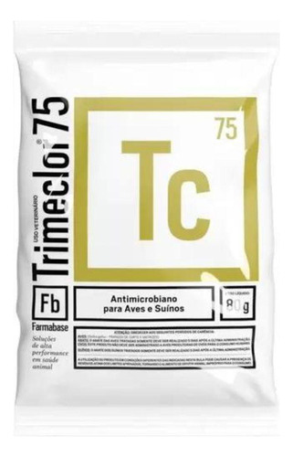 Trimeclor 75 Antimicrobiano 80gr Farmabase
