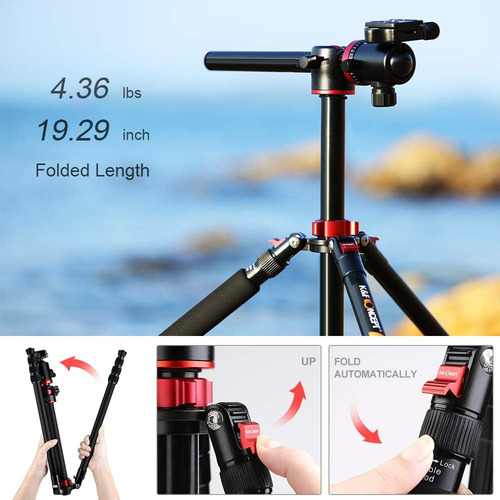 Tripode Para Camara Dslr Universal / Negro | K&f Concept