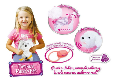 Imagen 4 de 9 de Perro Con Sonido Movimiento A Control Tiernas Mascotas Mumi