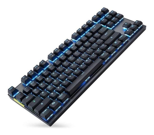 Imagen 3 de 3 de Teclado gamer inalámbrico Motospeed GK82 QWERTY Outemu Red inglés US color negro con luz 6 colores