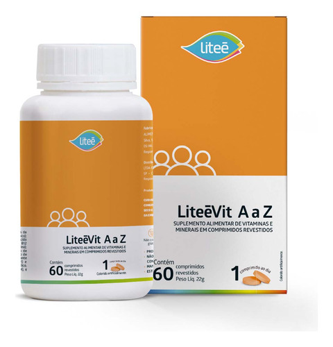 Liteevit A Z Multivitamínico - 60 Comprimidos