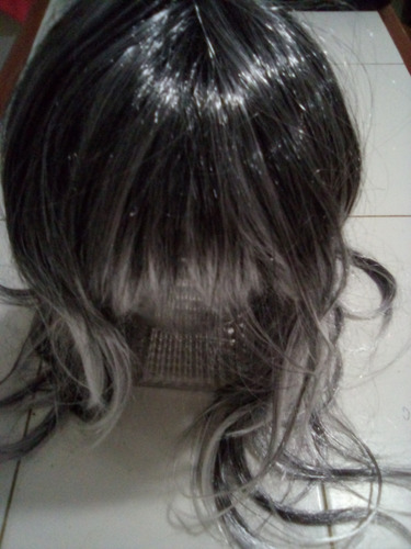 Peluca Larga C/mechas