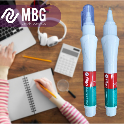 Imagen 4 de 6 de Lápiz Corrector 7 Ml X 3 Unidades