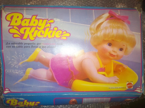  Muñeca Baby Kickie Mattel 1984 Vintage 