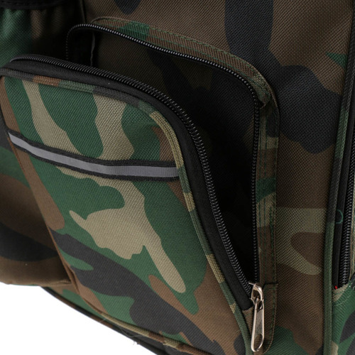 Silla De La Mochila Que Acampa Camuflaje