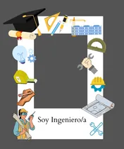 Comprar Kit Imprimible Para Cartel Recibida (ingeniero\u002Fa) 