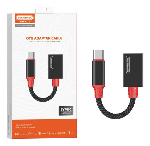 Adaptador Otg Usb-ubs-c Somostel Sms-bz12