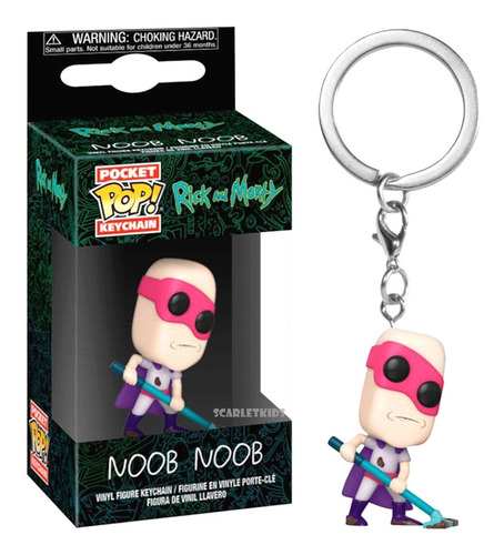 Llavero Pop Rick And Morty Noob Noob Original Scarlet Kids