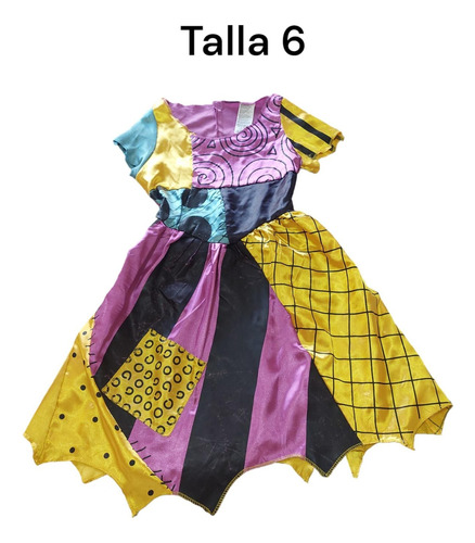 Disfraz Muñeca Sally Del Mundo De Jack Original Talla 6 Usado Buen Estado