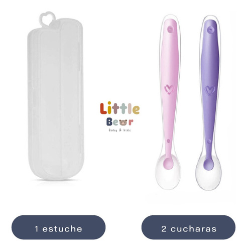 Kit De Cucharas Para Bebe De Silicona, Sin Bpa: Con 4 Piezas