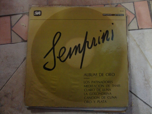 Portada Semprini Y Su Orquesta El Album De Oro P1