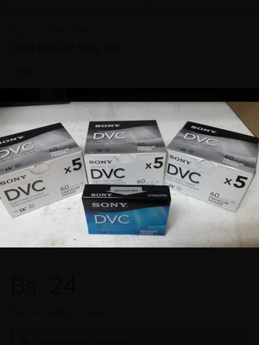 Cintas Mini Dv Sony Dvc