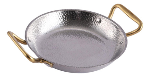 Olla Seca Multiusos, Utensilios Orejas De Oro Plateado 26cm