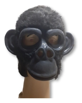 Mascara Mono Latex Entera Con Pelo Animal Difraz Chimpancés