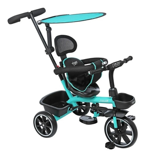 Triciclo multifuncional Felcraft Little Tiger Fit aqua