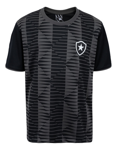 Camiseta Do Botafogo Braziline Júnior Stripes