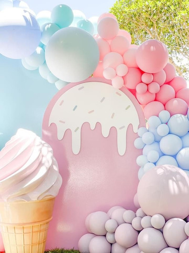 Bolsa 100 Globos Macarron Rosa Claro Salmon Fiesta Boda Arco