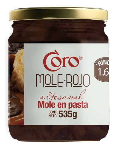 Salsa Mole Coro Rojo En Pasta De 535 G