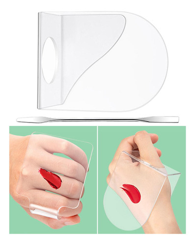 3 Paleta De Mezcla De Colores De Brillo De Labios De Sombra