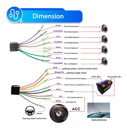 Reproductor Mp3 Bluetooth Para Coche M10 Touch Dual Usb