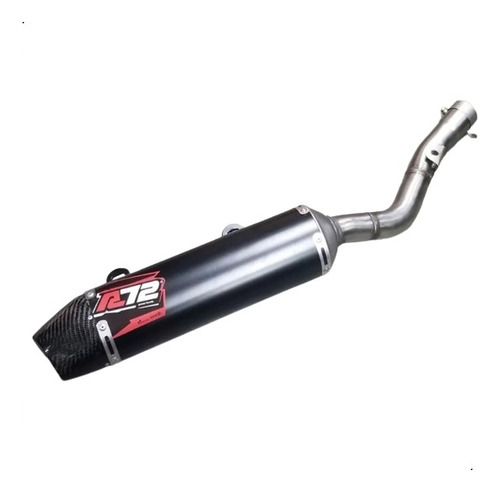 Silenciador R72 Beta 450 Rr Aluminio Carbon Enduro Dompa 