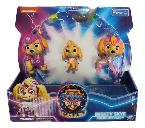 Mighty Skye Figure Gift Pack Paw Patrol Set 3 Figuras