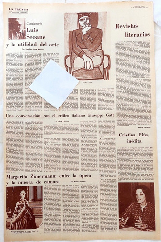 Reportaje A Luis Seoane 1978 La Prensa Pintura Galicia