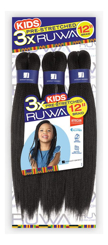 Sensationnel Braiding 3 Trenzas Ruwa Preestiradas Para Niños