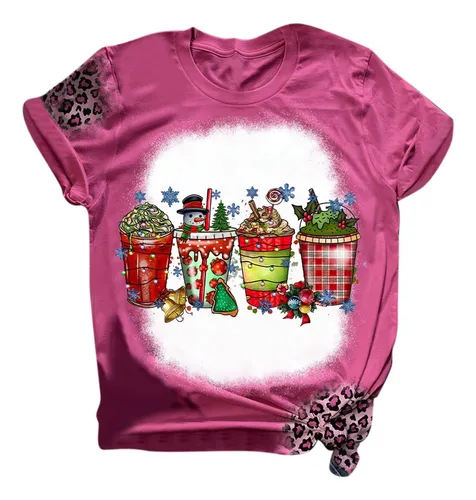 comprar Camisa Para Mujer Camiseta Navidad Divertida Grafica Regalo