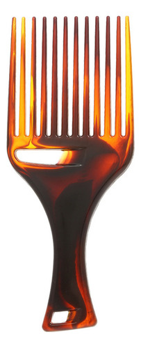 Clm Peine Afro De Plástico Y Cepillo Liso Con Aceite Para