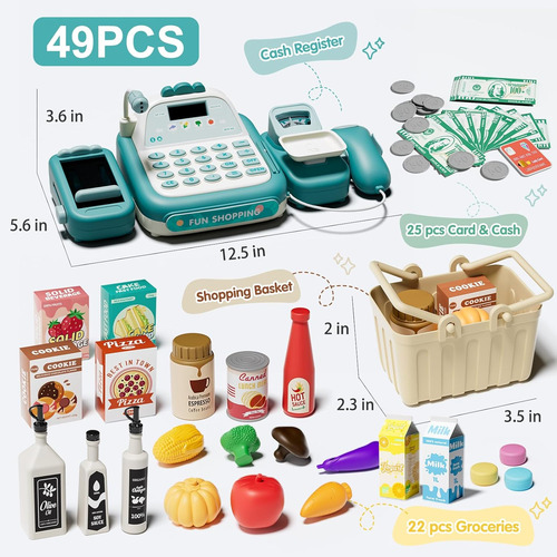 Cajero De Juguete Con Calculadora Edad Recomendada: 3-8 Años