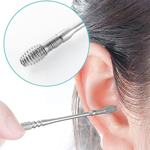 Imagen 10 de 10 de Herramientas Para Limpieza De Oídos Kit Quitar Cera Del Oído