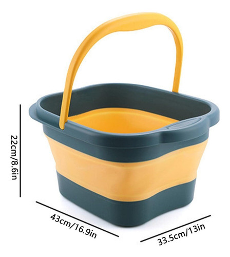 Tina Lavabo Herramientas Para Pies, Bañera Plegable Pie,13l