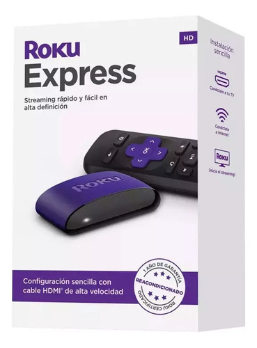 Roku Express Hd 3960 Estándar Full Hd Negro Reempacado